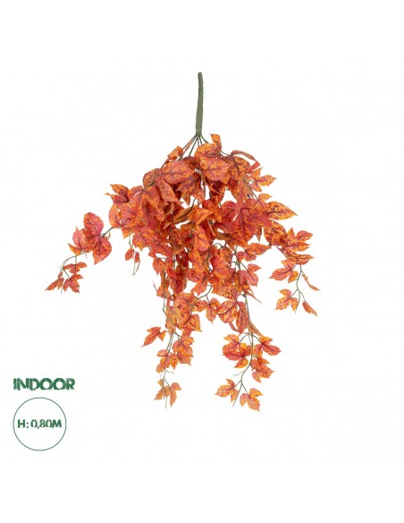 GloboStar® Artificial Garden MAPLE HANGING BRANCH 20243 Τεχνητό Διακοσμητικό Κρεμαστό Φυτό Σφένδαμος Υ80cm