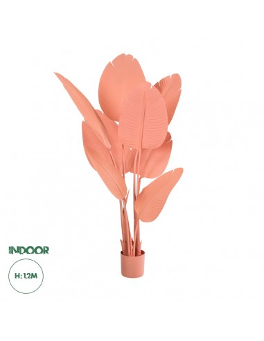 GloboStar® Artificial Garden SALMON STRELITZIA...
