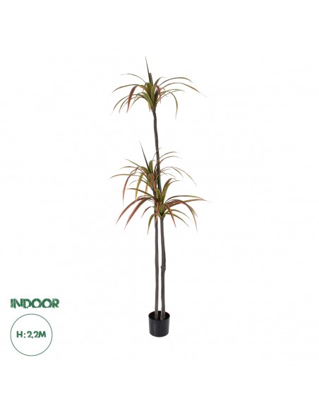 GloboStar® Artificial Garden DRAGON BLOOD TREE 20371 Τεχνητό Διακοσμητικό Φυτό Δράκαινα Υ220cm