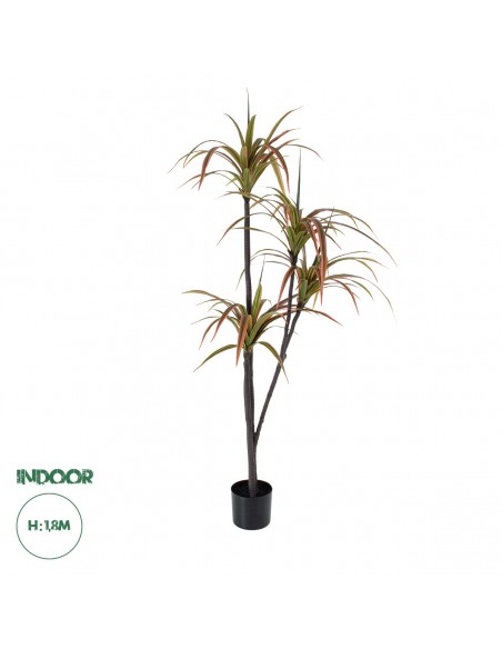 GloboStar® Artificial Garden DRAGON BLOOD TREE 20372 Τεχνητό Διακοσμητικό Φυτό Δράκαινα Υ180cm