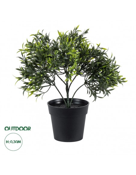 GloboStar® Artificial Garden BABY BAMBOO 20391 Τεχνητό Διακοσμητικό Φυτό Μικρό Μπαμπού Υ30cm