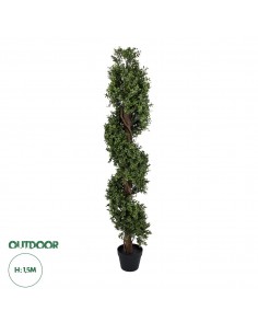 GloboStar® Artificial Garden BUXUS SPIRAL 20401 Τεχνητό...