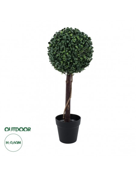GloboStar® Artificial Garden BUXUS 20405 Τεχνητό Διακοσμητικό Φυτό Πυξός Υ60cm