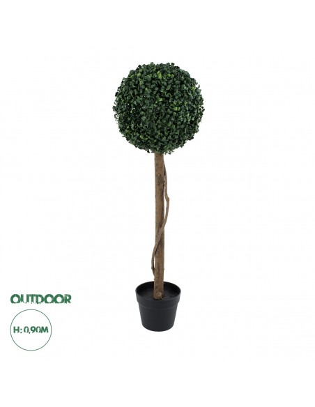GloboStar® Artificial Garden BUXUS 20406 Τεχνητό Διακοσμητικό Φυτό Πυξός Υ90cm