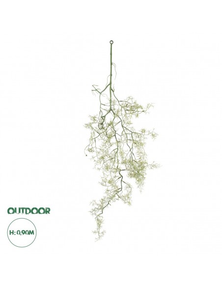 GloboStar® Artificial Garden EUCALYPTUS HANGING BRANCH 20412 Τεχνητό Διακοσμητικό Κρεμαστό Φυτό Ευκάλυπτος Υ90cm