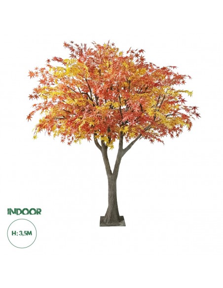 GloboStar® Artificial Garden AUTUMN MAPLE TREE 20360 Τεχνητό Διακοσμητικό Δέντρο Φθινοπωρινός Σφένδαμος Υ350cm