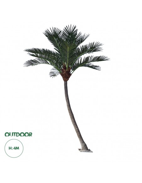 GloboStar® Artificial Garden CURVED COCONUT PALM TREE...