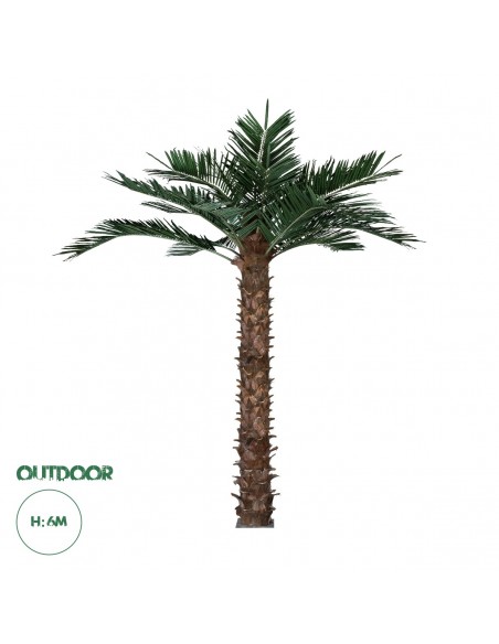GloboStar® Artificial Garden COCONUT PALM TREE 20436 Τεχνητό Διακοσμητικό Φοινικόδεντρο Κοκοφοίνικας Υ600cm