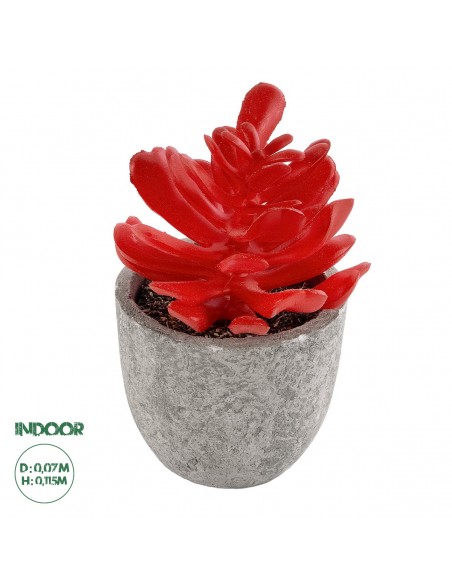 GloboStar® Artificial Garden SUCCULENT CRASSULA 21013...