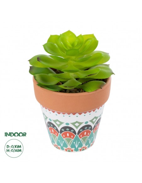 GloboStar® Artificial Garden SUCCULENT ECHEVERIA 21049...