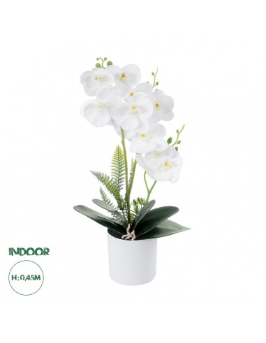 GloboStar® Artificial Garden WHITE ORCHID 21076...