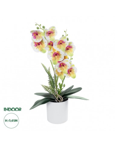 GloboStar® Artificial Garden WHITE - FUCHSIA...