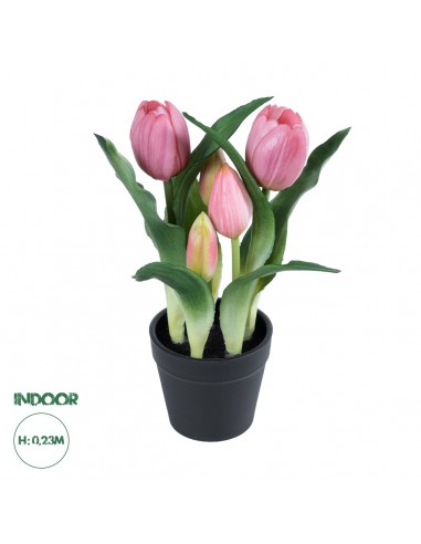 GloboStar® Artificial Garden PINK TULIP 21092...