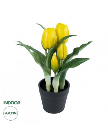 GloboStar® Artificial Garden YELLOW TULIP 21093...