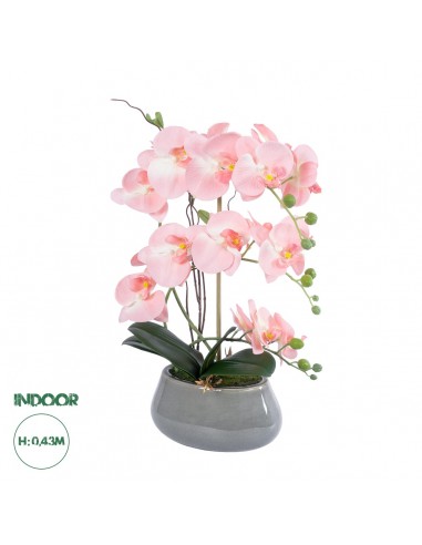 GloboStar® Artificial Garden SALMON PINK ORCHID...