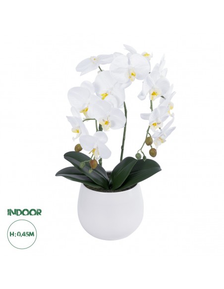 GloboStar® Artificial Garden WHITE ORCHID 21117...