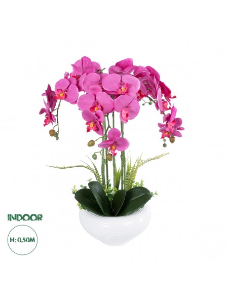 GloboStar® Artificial Garden DARK PINK ORCHID 21123...