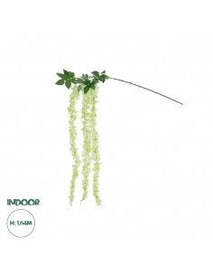 GloboStar® Artificial Garden GREEN WISTERIA FLOWER BRANCH...