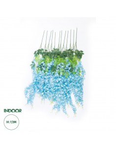 GloboStar® Artificial Garden BLUE WISTERIA FLOWER BRANCH...
