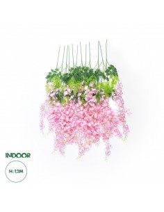 GloboStar® Artificial Garden PALE PINK WISTERIA FLOWER...