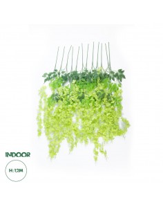 GloboStar® Artificial Garden GREEN WISTERIA FLOWER BRANCH...