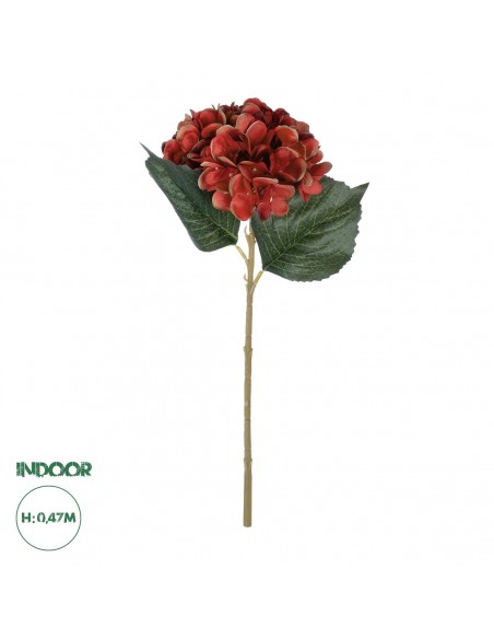 GloboStar® Artificial Garden RED HYDRANGEA BRANCH 21174...