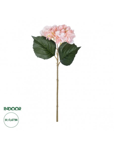 GloboStar® Artificial Garden SALMON HYDRANGEA BRANCH...