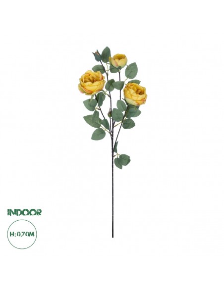 GloboStar® Artificial Garden YELLOW CLIMBING ROSE BRANCH...