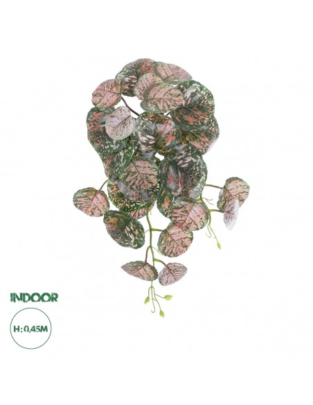 GloboStar® Artificial Garden POLKA HANGING PLANT 20612 Τεχνητό Διακοσμητικό Κρεμαστό Φυτό Πόλκα Υ45cm