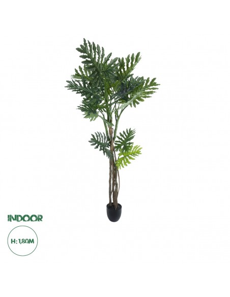 GloboStar® Artificial Garden PHILODENDRON 20685 Τεχνητό Διακοσμητικό Φυτό Φυλλόδενδρο Υ180cm