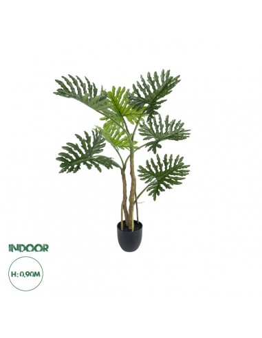 GloboStar® Artificial Garden PHILODENDRON 20683 Τεχνητό Διακοσμητικό Φυτό Φυλλόδενδρο Υ90cm