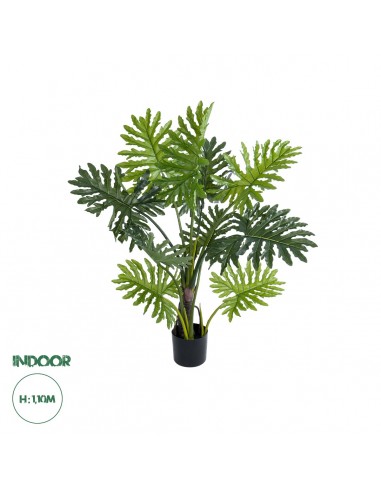 GloboStar® Artificial Garden PHILODENDRON 20686 Τεχνητό Διακοσμητικό Φυτό Φυλλόδενδρο Υ110cm