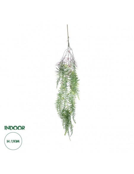 GloboStar® Artificial Garden ASPARAGUS HANGING PLANT 20619 Τεχνητό Διακοσμητικό Κρεμαστό Φυτό Σπαράγγι Υ110cm