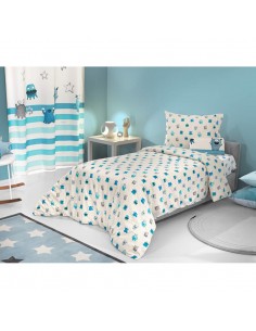 Σετ Σεντόνια Παιδικά 165x250 Monsters Blue
