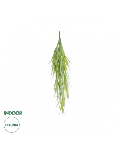 GloboStar® Artificial Garden HANGING CORN GRASS  20827 Τεχνητό Διακοσμητικό Κρεμαστό κλαδί Καλαμπόκι Μ23 x Π10 x Υ91cm