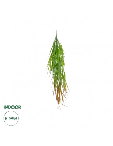 GloboStar® Artificial Garden HANGING CORN GRASS  20826 Τεχνητό Διακοσμητικό Κρεμαστό κλαδί Καλαμπόκι Μ23 x Π10 x Υ91cm