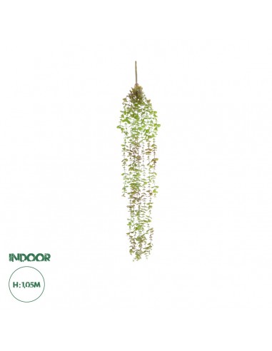 GloboStar® Artificial Garden HANGING EUCALYPTUS 20810 Τεχνητό Διακοσμητικό Κρεμαστό Φυτό Ευκάλυπτος Μ16 x Π9 x Υ105cm