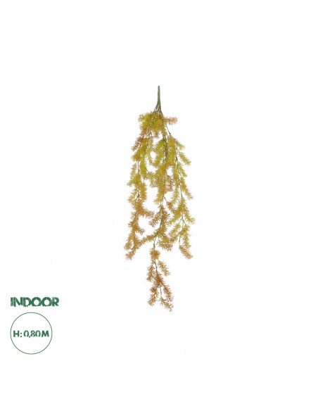 GloboStar® Artificial Garden HANGING CYPRESS 20820 Τεχνητό Διακοσμητικό Κρεμαστό Φυτό Κυπαρίσσι Μ25 x Π15 x Υ80cm