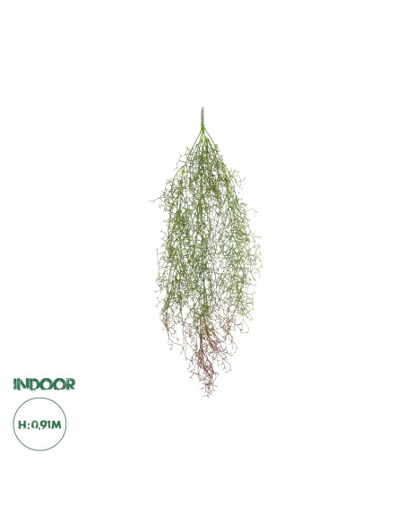 GloboStar® Artificial Garden HANGING AIR GRASS 20817 Τεχνητό Διακοσμητικό Κρεμαστό Φυτό Air Grass Μ22 x Π10 x Υ91cm