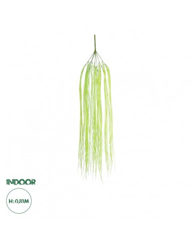 GloboStar® Artificial Garden HANGING GRASS 20813 Τεχνητό Διακοσμητικό Κρεμαστό Φυτό Grass Μ18 x Π4 x Υ81cm