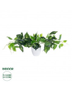 GloboStar® Artificial Garden POTHOS PINEAPPLE 20885...