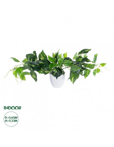 GloboStar® Artificial Garden POTHOS PINEAPPLE 20885 Τεχνητό Διακοσμητικό Φυτό Πόθος Ανανά Φ60 x Υ33cm