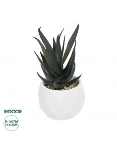 GloboStar® Artificial Garden SUCCULENT ALOE POTTED PLANT...