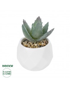 GloboStar® Artificial Garden SUCCULENT ALOE POTTED PLANT...