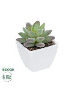 GloboStar® Artificial Garden  SUCCULENT SEDEVERIA POTTED...