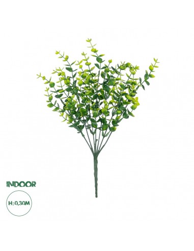 GloboStar® Artificial Garden  EUCALYPTUS BRANCH 21065 Διακοσμητικό Κλαδί Ευκάλυπτος  Φ25 x Υ30cm