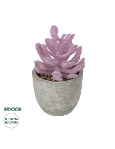 GloboStar® Artificial Garden SUCCULENT CRASSULA POTTED...