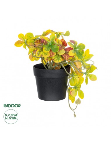 GloboStar® Artificial Garden SCHEFFLERA MIX PLANT 20956 Διακοσμητικό Φυτό Σεφλέρα Φ20 x Υ18cm