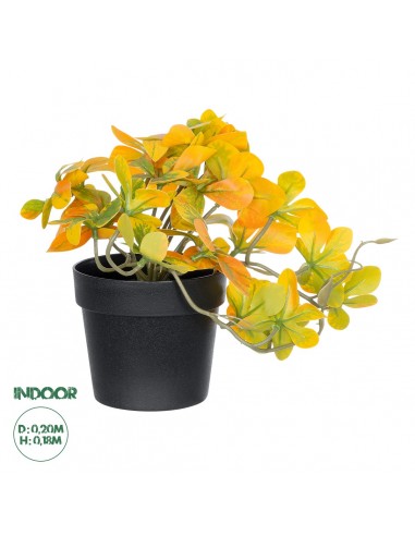 GloboStar® Artificial Garden SCHEFFLERA MIX PLANT 20955 Διακοσμητικό Φυτό Σεφλέρα Φ20 x Υ18cm