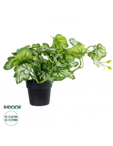 GloboStar® Artificial Garden BEGONIA PLANT 20958 Διακοσμητικό Φυτό Βιγόνια Φ47 x Υ22cm